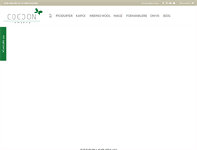Tablet Screenshot of cocooncompany.dk